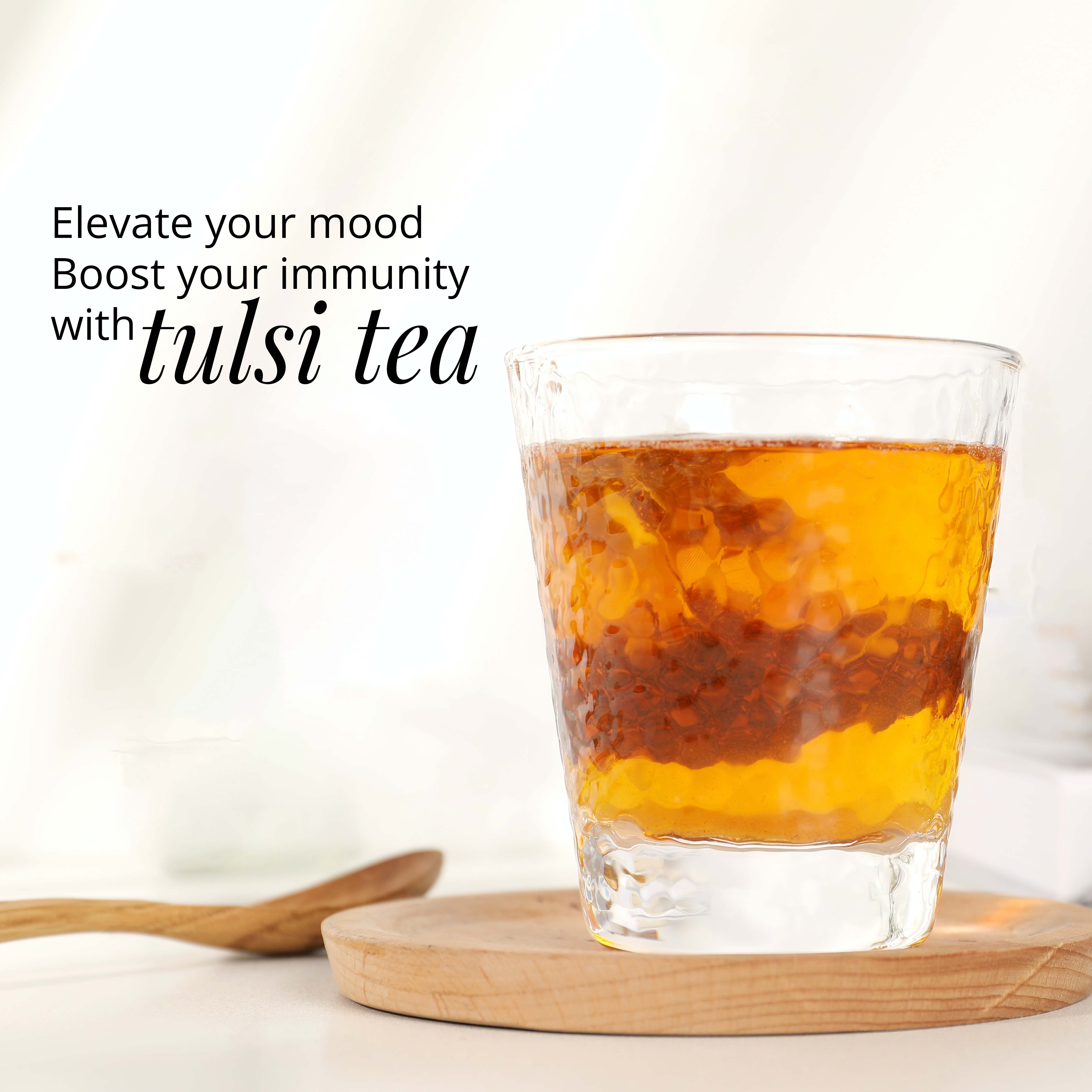 Elevate your mood, boost your immunity with Earth to Tables Tulsi Tea Holy basil Organic Loose Leaf Tea