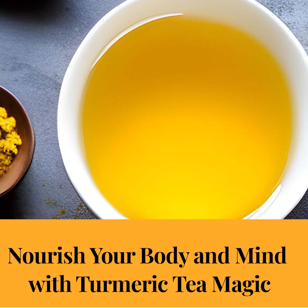 Earth to Tables Organic Turmeric Tea's Magic Nourishes Your Body and Mind.