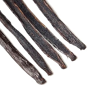 5 Organic Vanilla Beans Grade A | Premium Gourmet Whole Pods