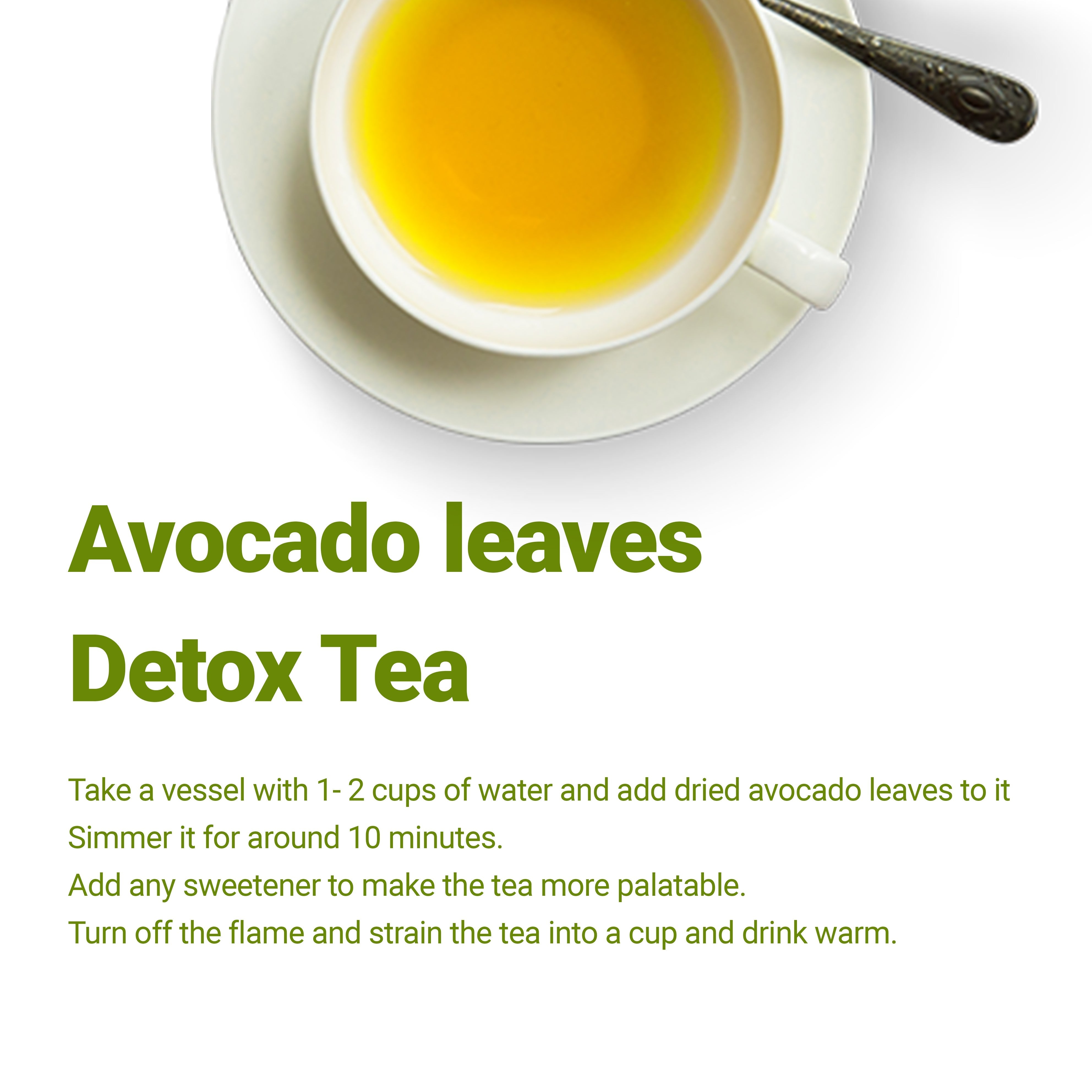 detox tea Organic Dried Avocado Leaves, 100% USDA Certified, NON-GMO, caffeine free, vegan, gluten free