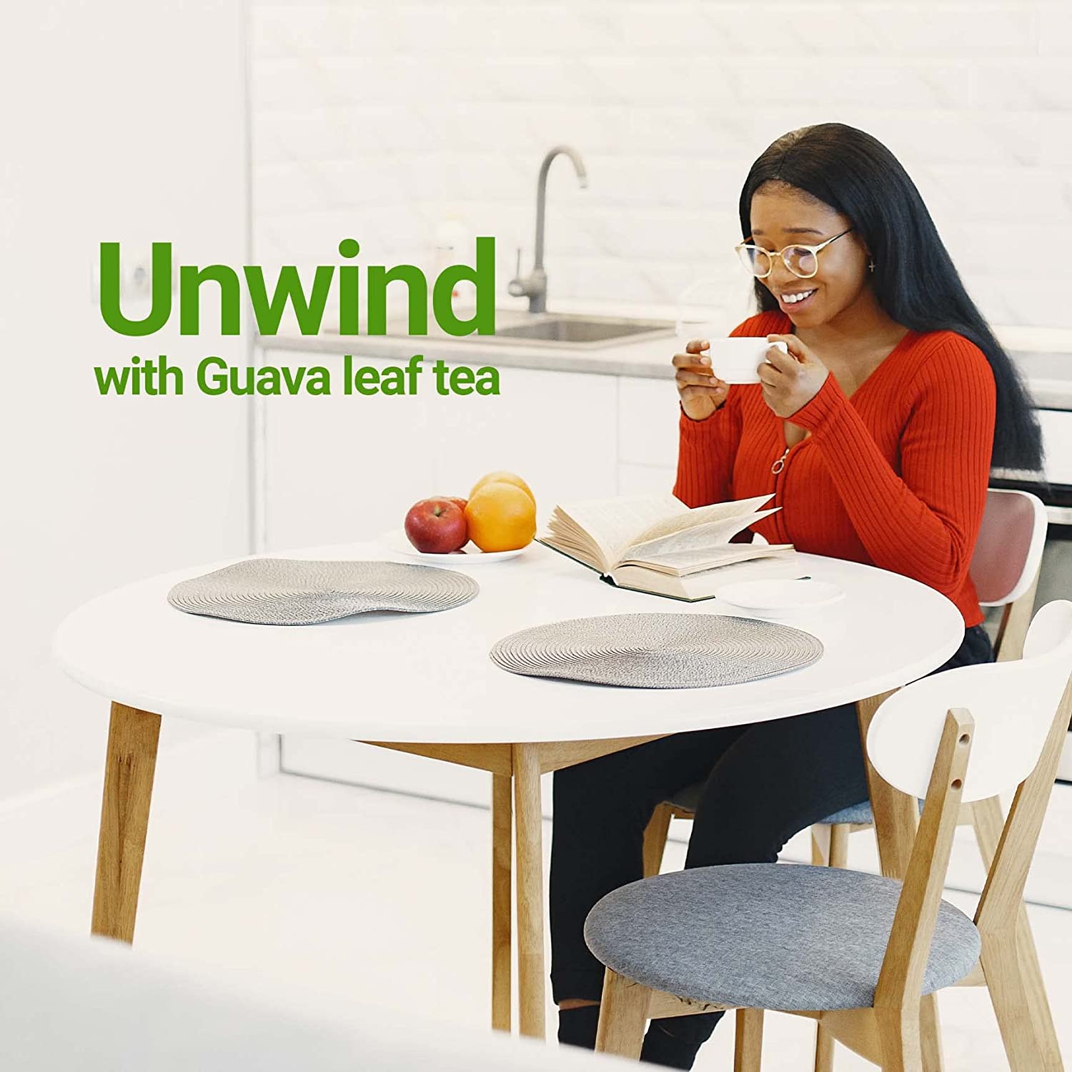 Unwind with Earth to Tables Guava leaf tea 